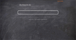 Desktop Screenshot of die-bruecke.de