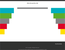 Tablet Screenshot of die-bruecke.de